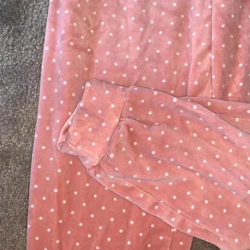 Three Dots Polka Dot Pastel Pink Pajama Pants Size Small - Picture 4 of 7